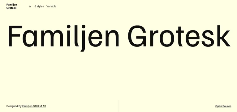 Familjen Grotesk