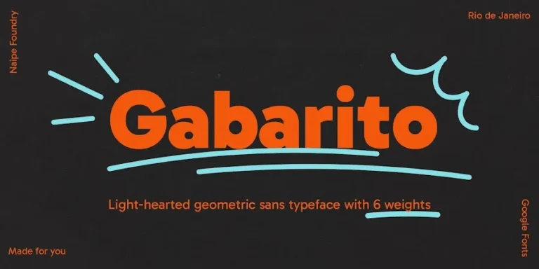Gabarito Free Font