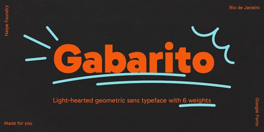 Gabarito Free Font